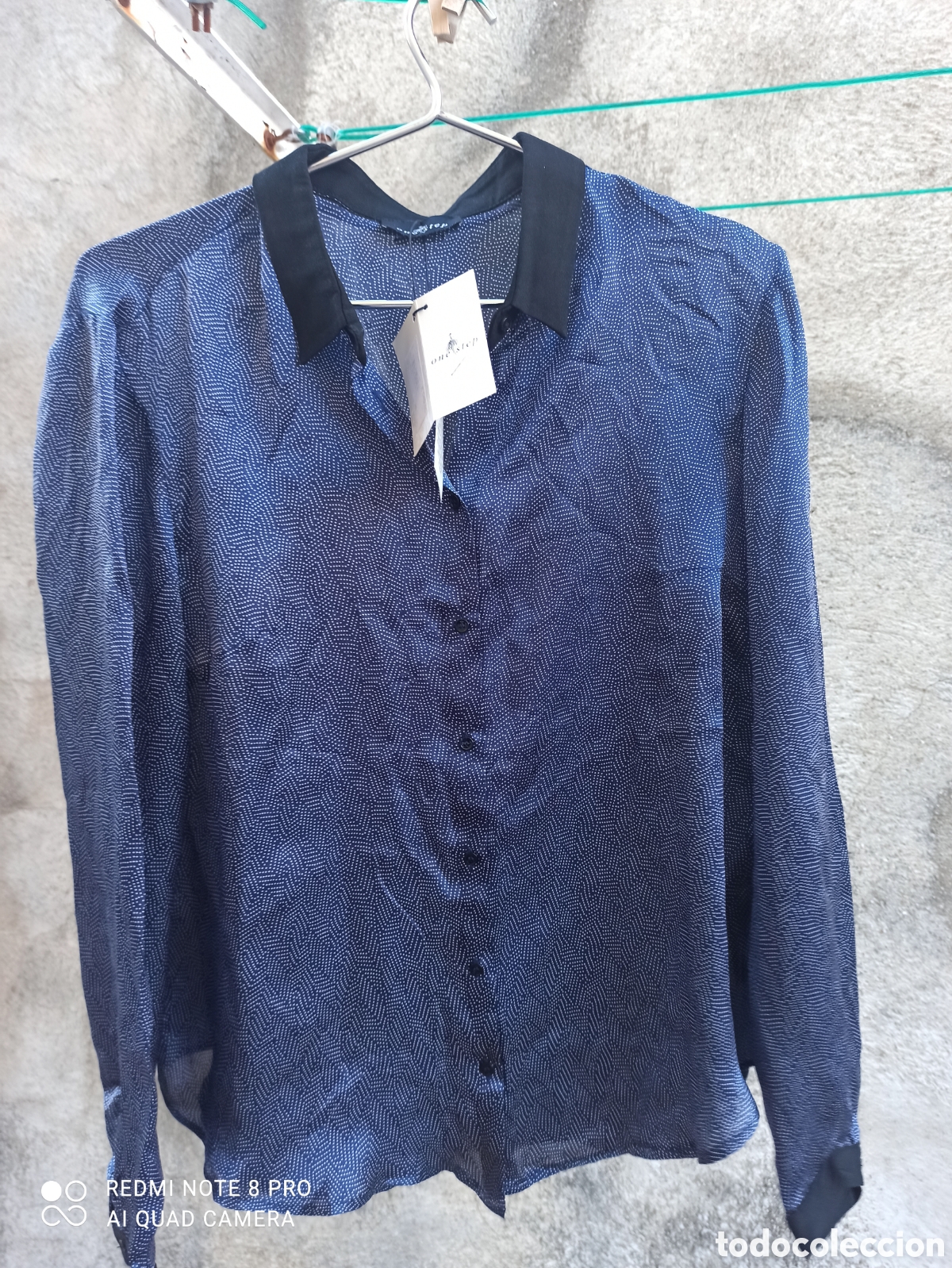 Vintage: Camisa 100% seda, sin estrenar - Foto 11