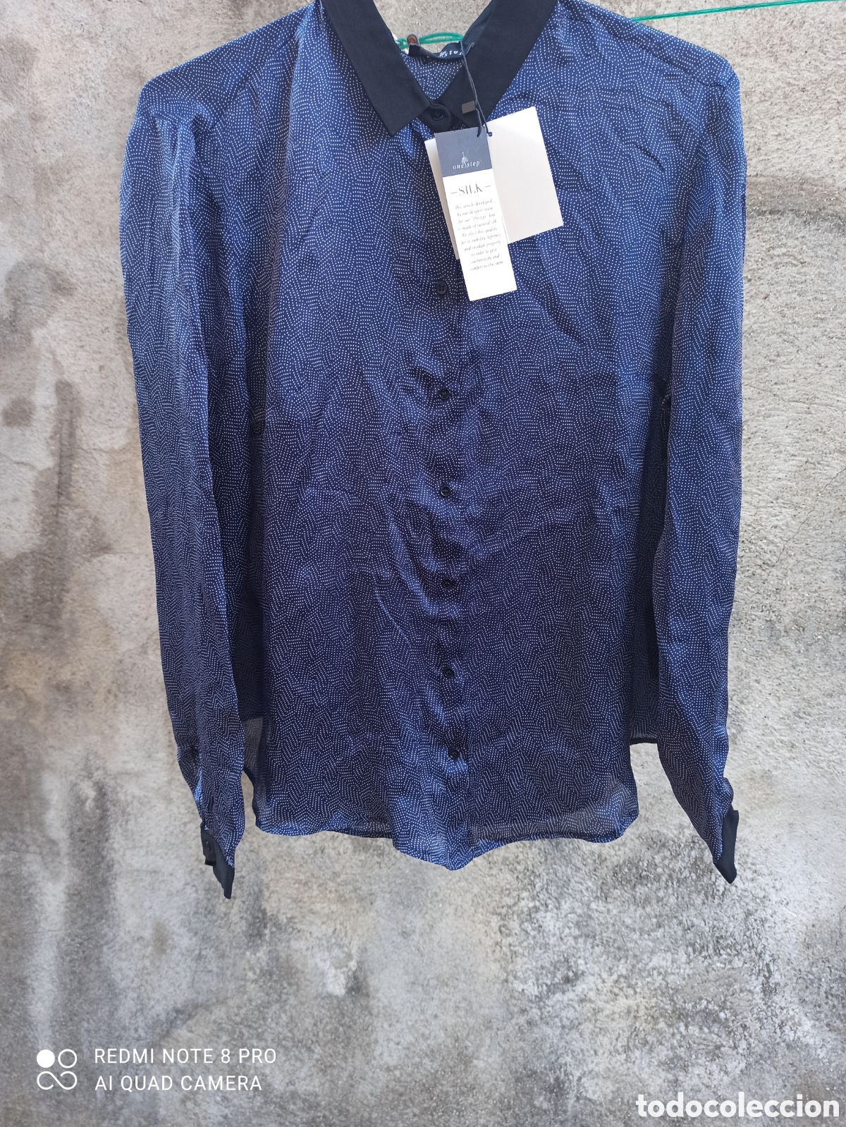 Vintage: Camisa 100% seda, sin estrenar - Foto 1