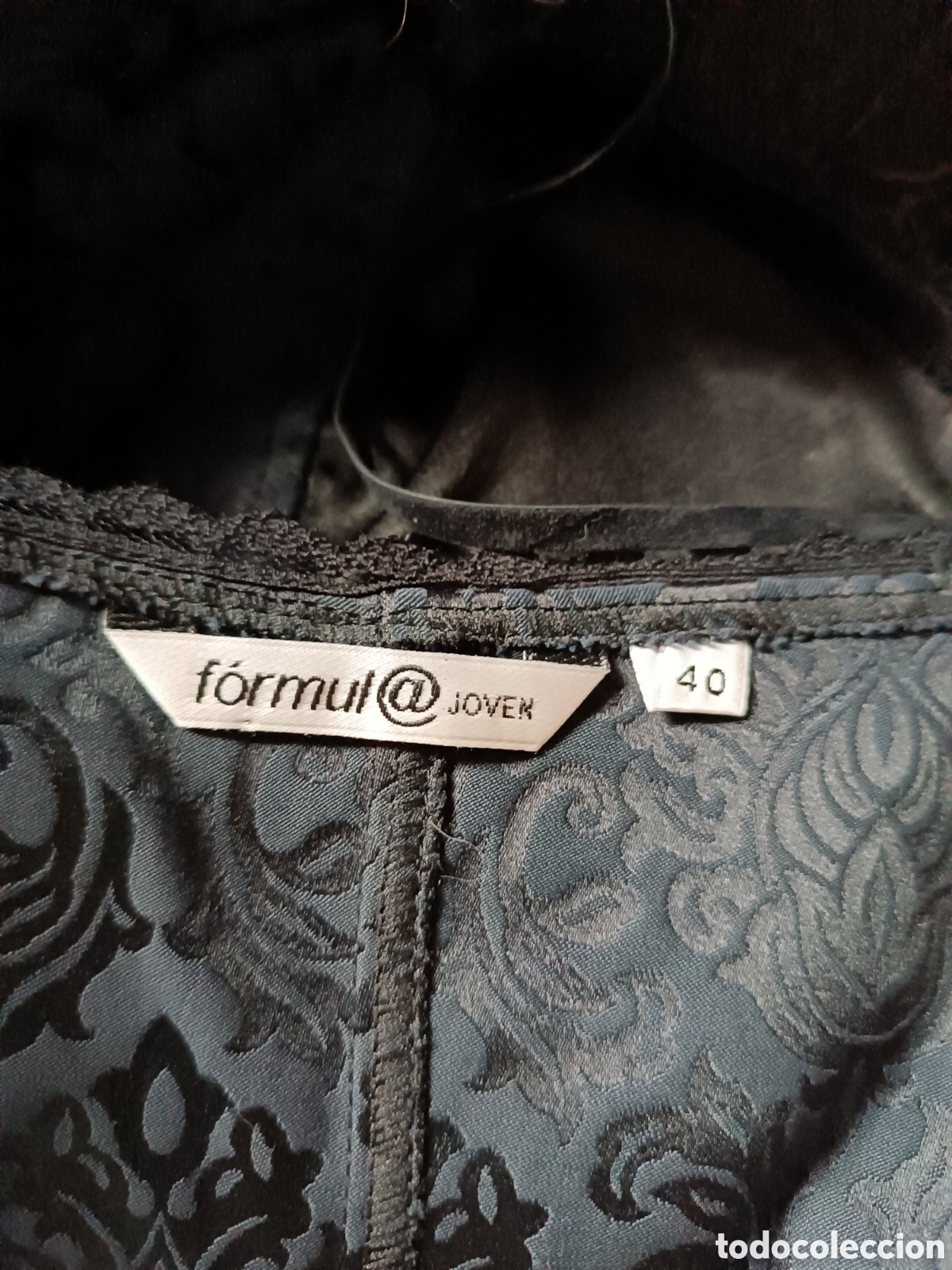 Vintage: Corset negro satinado - Foto 11