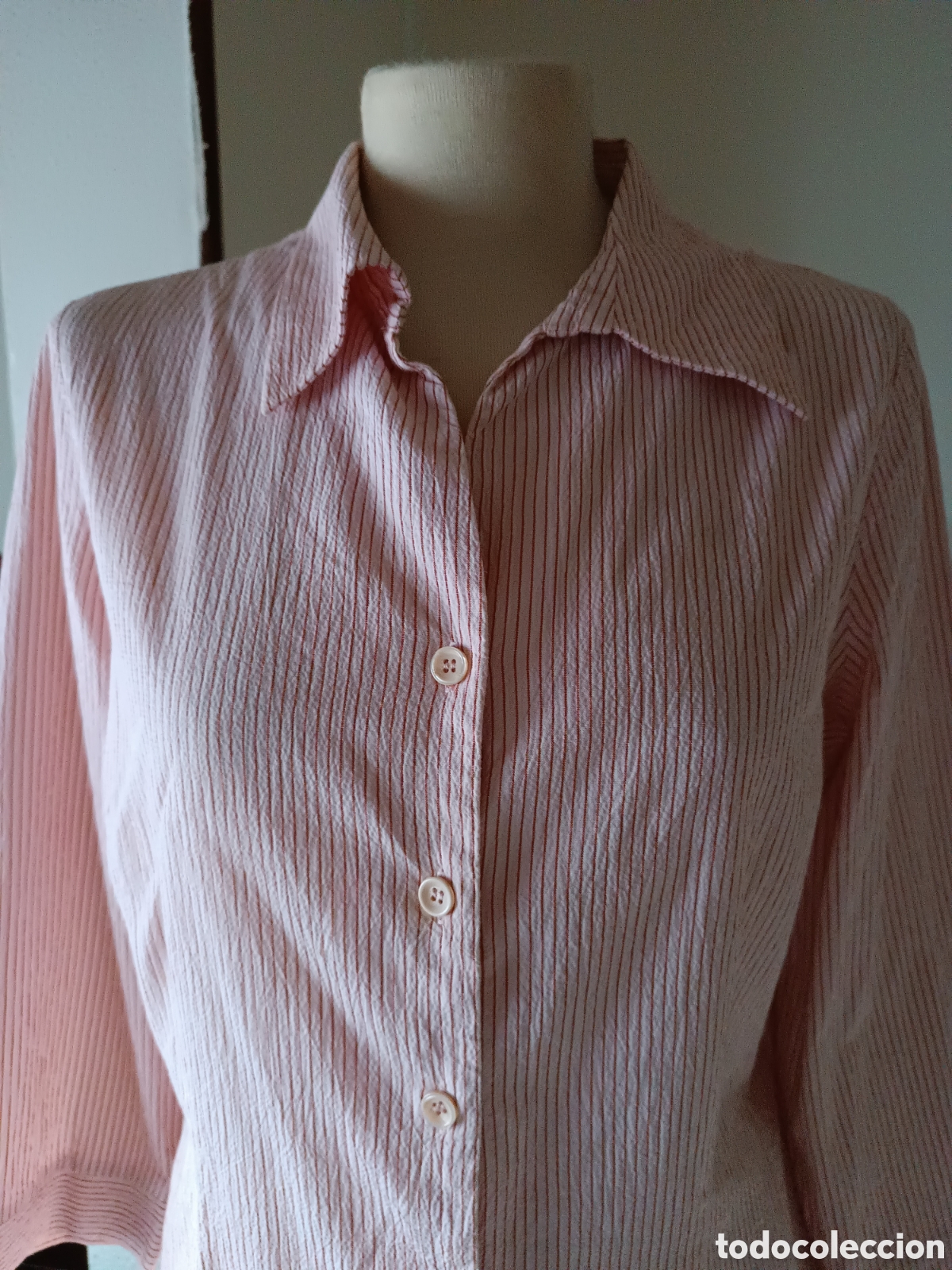Vintage: Camisa rosa - Foto 2