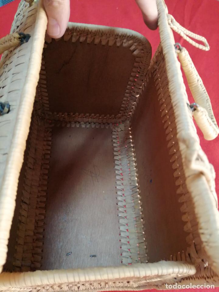 Vintage: Bolso, cesta 1950. - Foto 5