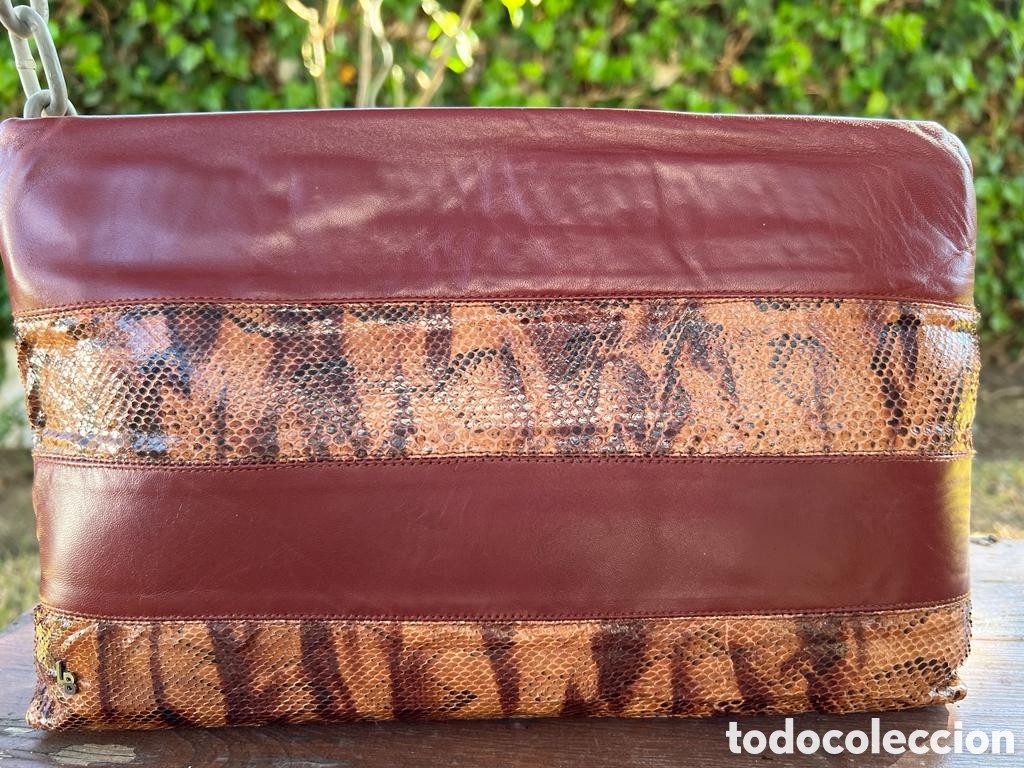 Vintage: Bolso-cartera de piel de serpiente - Foto 1