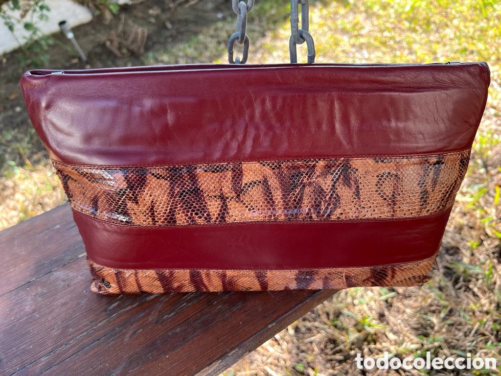 Vintage: Bolso-cartera de piel de serpiente - Foto 3