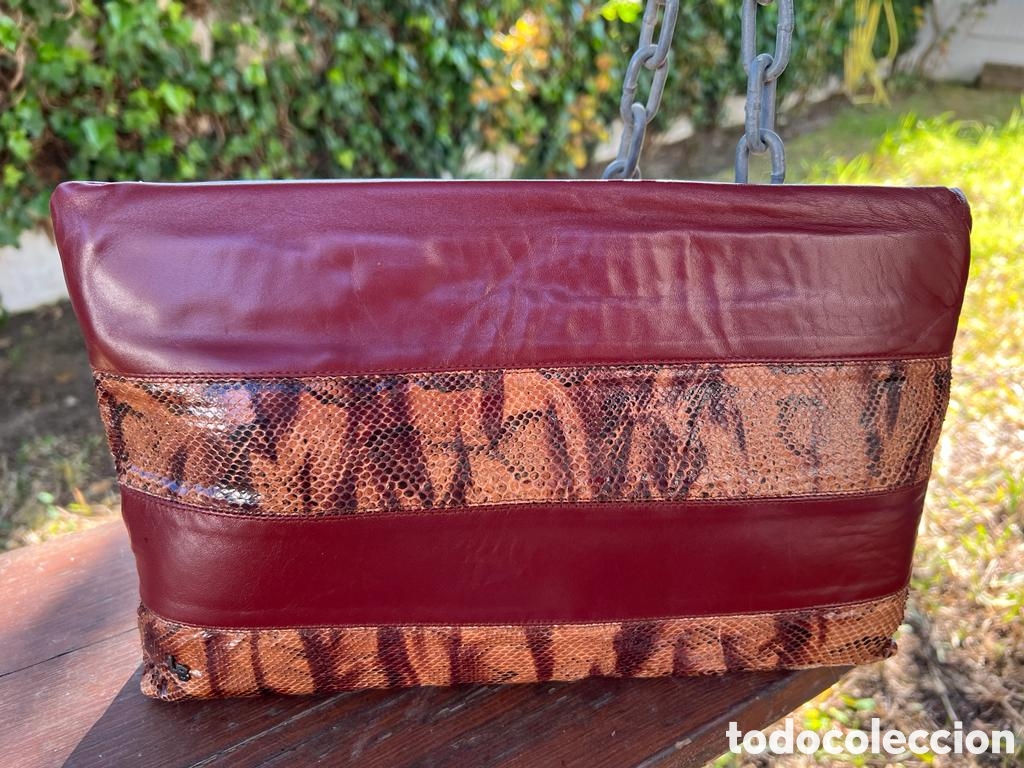 Vintage: Bolso-cartera de piel de serpiente - Foto 6
