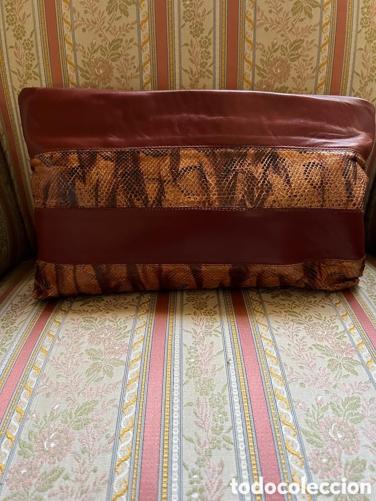 Vintage: Bolso-cartera de piel de serpiente - Foto 9