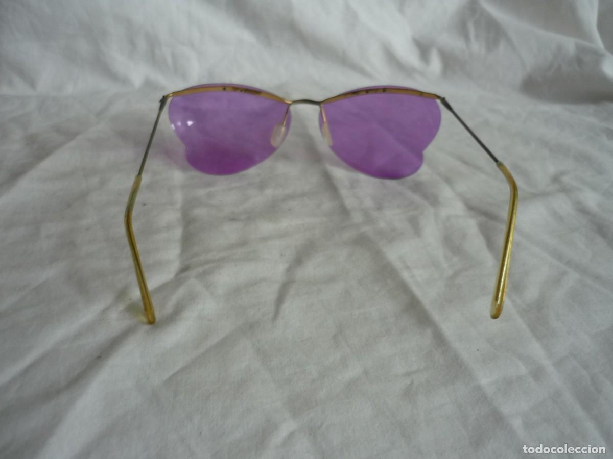 Vintage: Gafas de sol moradas, lentes de pl&aacute;stico - Foto 6