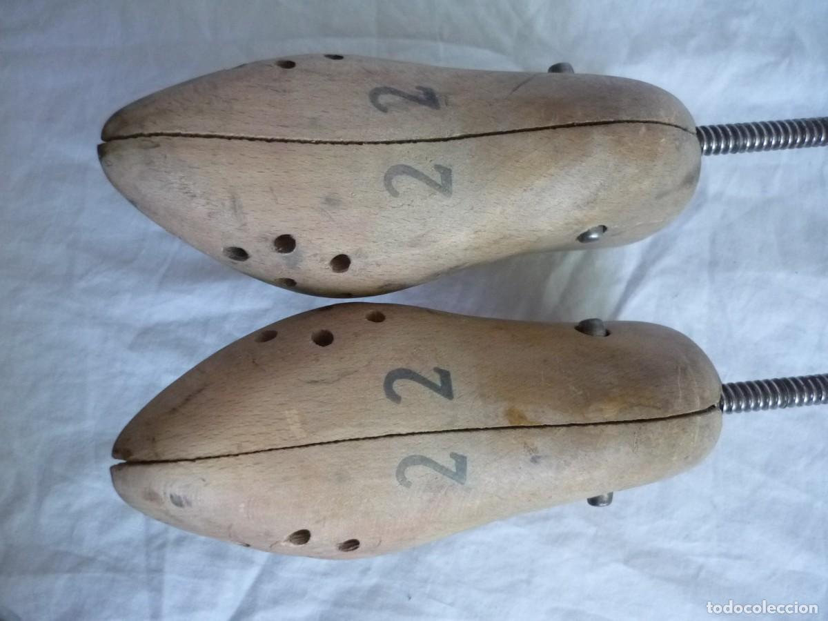 Vintage: Pareja de hormas de madera e hierro n&ordm; 22 - Foto 3