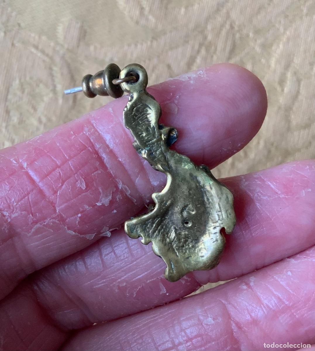 Vintage: PENDIENTES BRONCE HECHOS A MANO - Foto 6