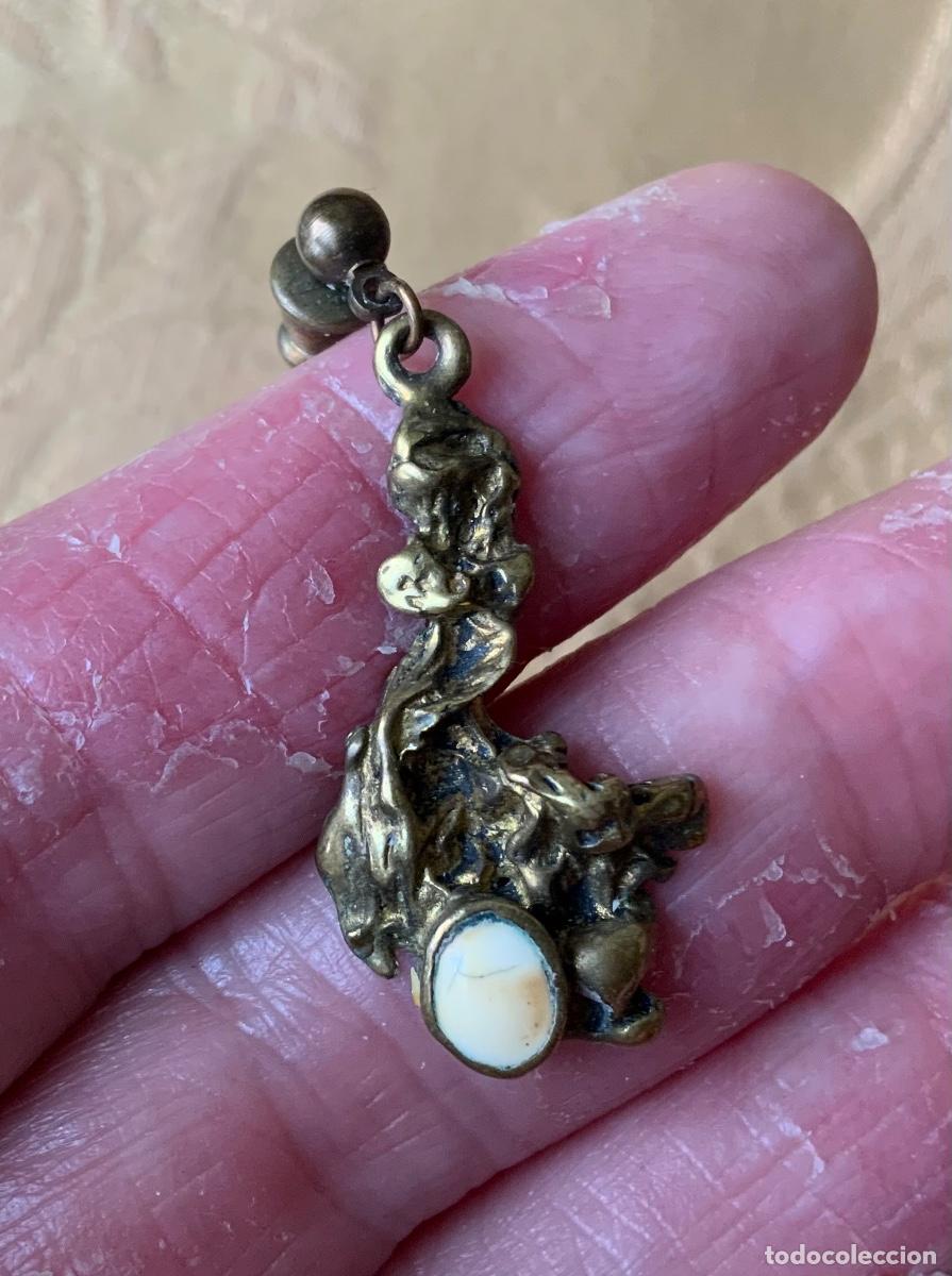 Vintage: PENDIENTES BRONCE HECHOS A MANO - Foto 8