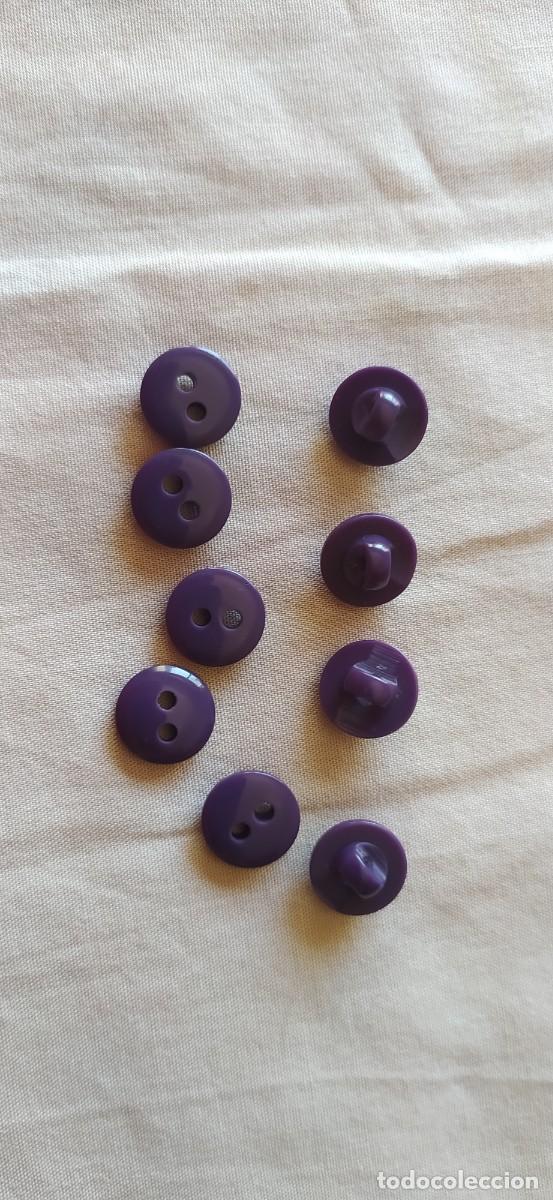 Vintage: Botones morados peque&ntilde;os - Foto 4
