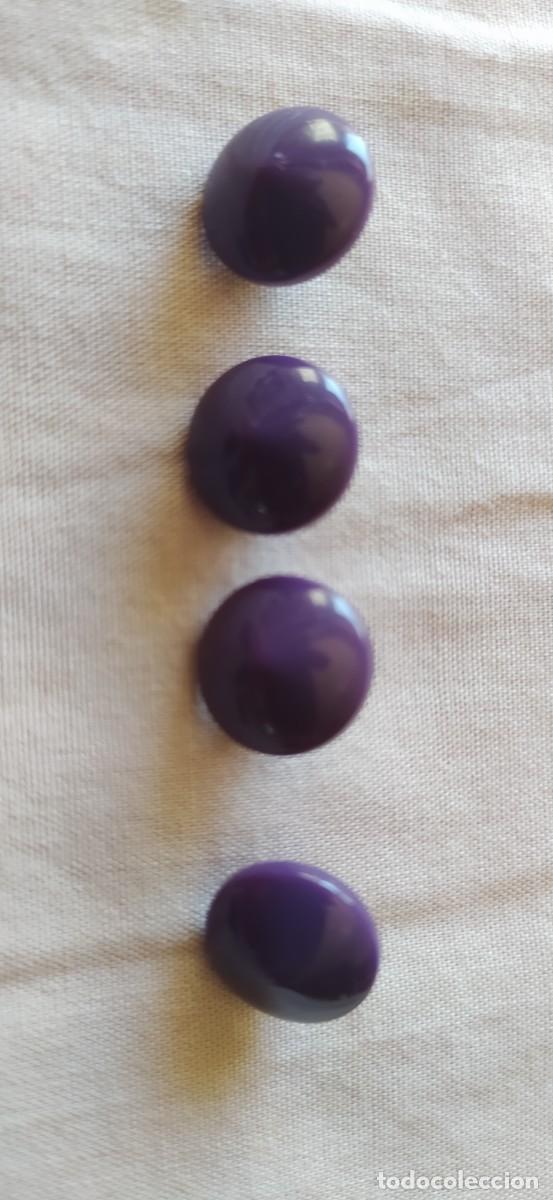 Vintage: Botones morados peque&ntilde;os - Foto 5