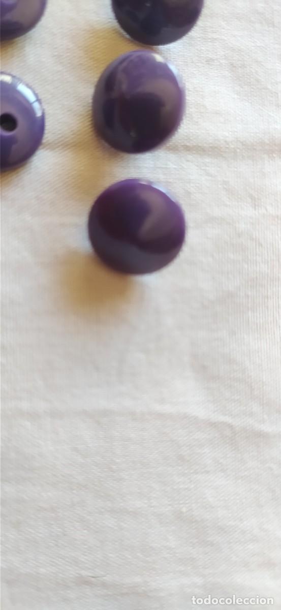 Vintage: Botones morados peque&ntilde;os - Foto 6