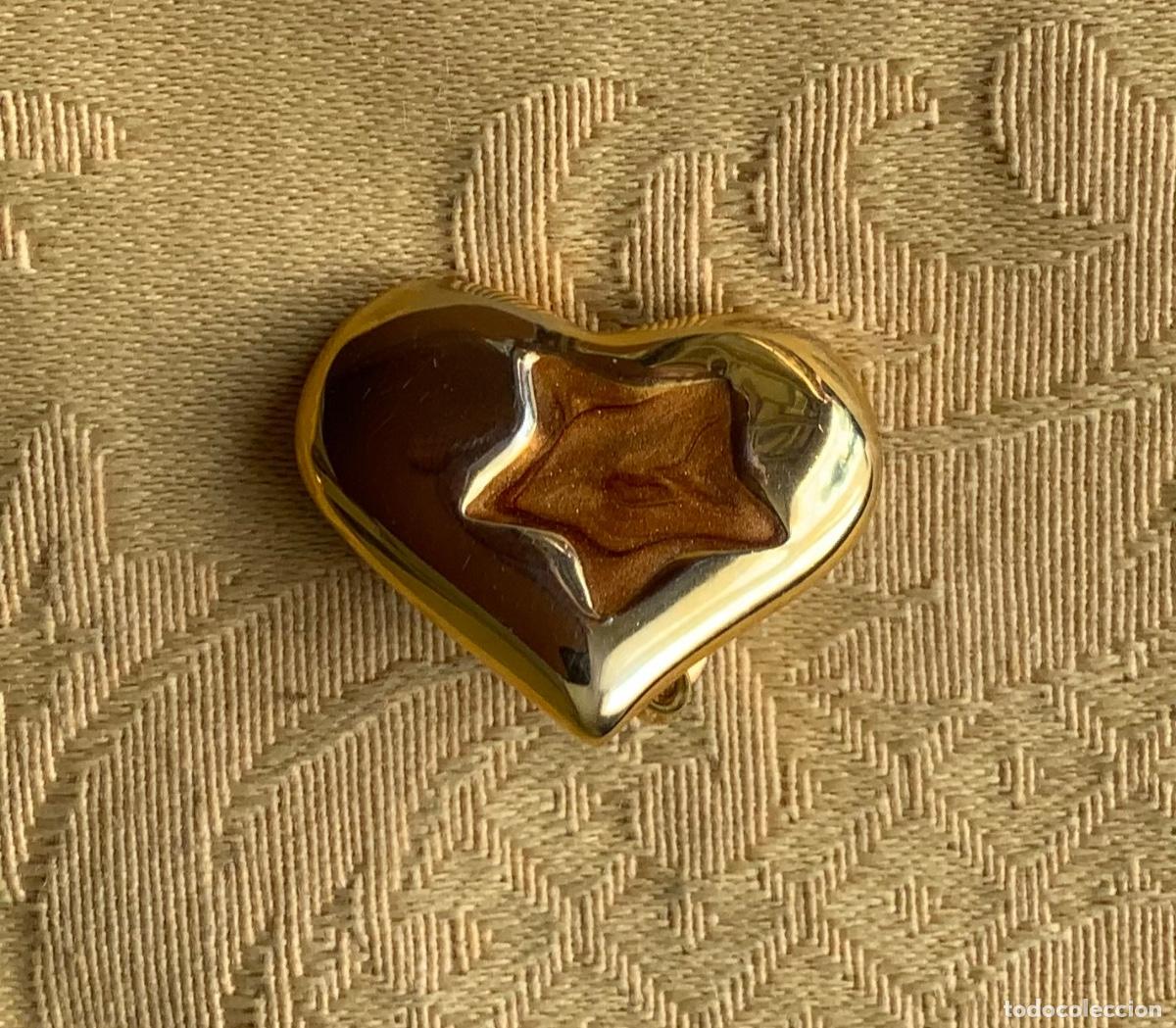 Vintage: PENDIENTES VINTAGE CORAZ&Oacute;N CON ESMALTE - Foto 8