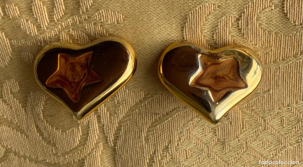 Vintage: PENDIENTES VINTAGE CORAZ&Oacute;N CON ESMALTE - Foto 11