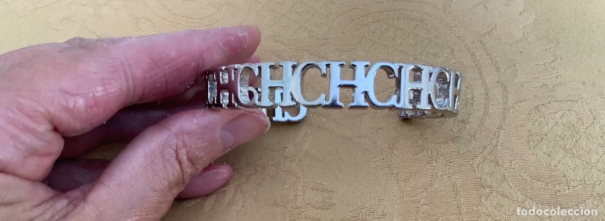 Vintage: PULSERA R&Iacute;GIDA TIPO CAROLINA HERRERA - Foto 10