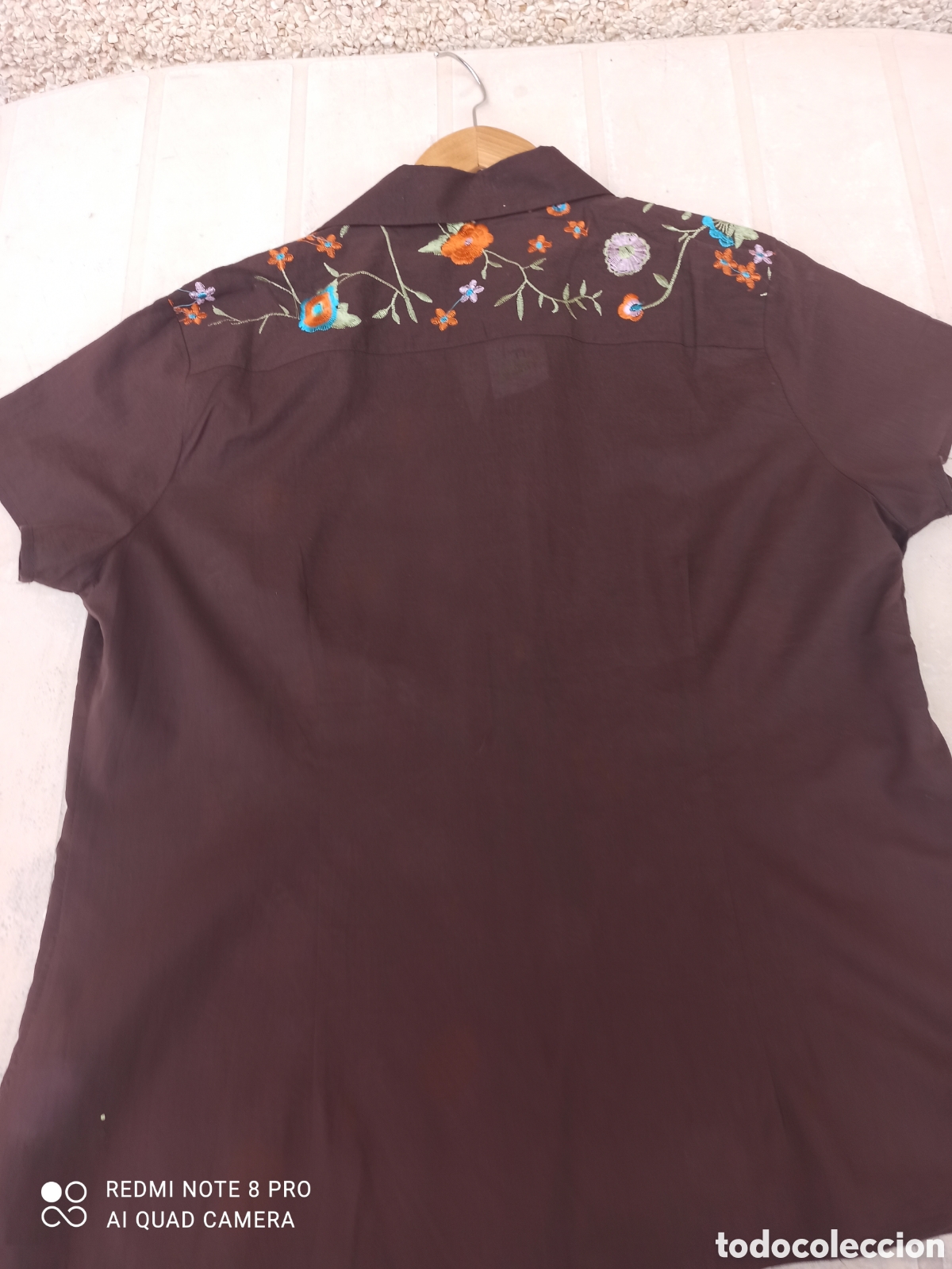 Vintage: Camisa bordada sin estrenar - Foto 3