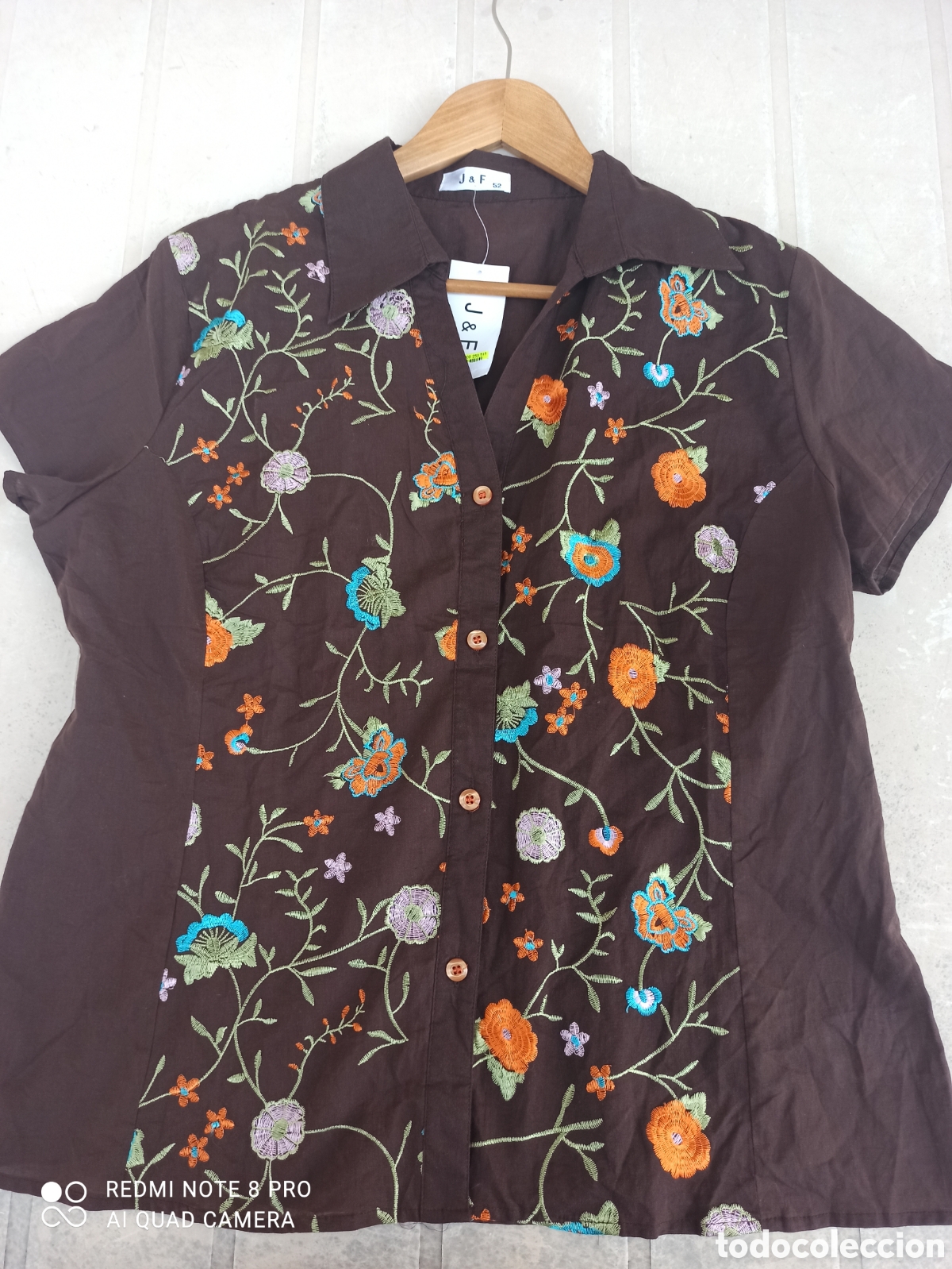 Vintage: Camisa bordada sin estrenar - Foto 11