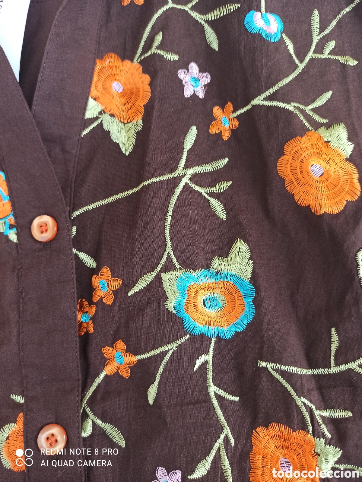 Vintage: Camisa bordada sin estrenar - Foto 14