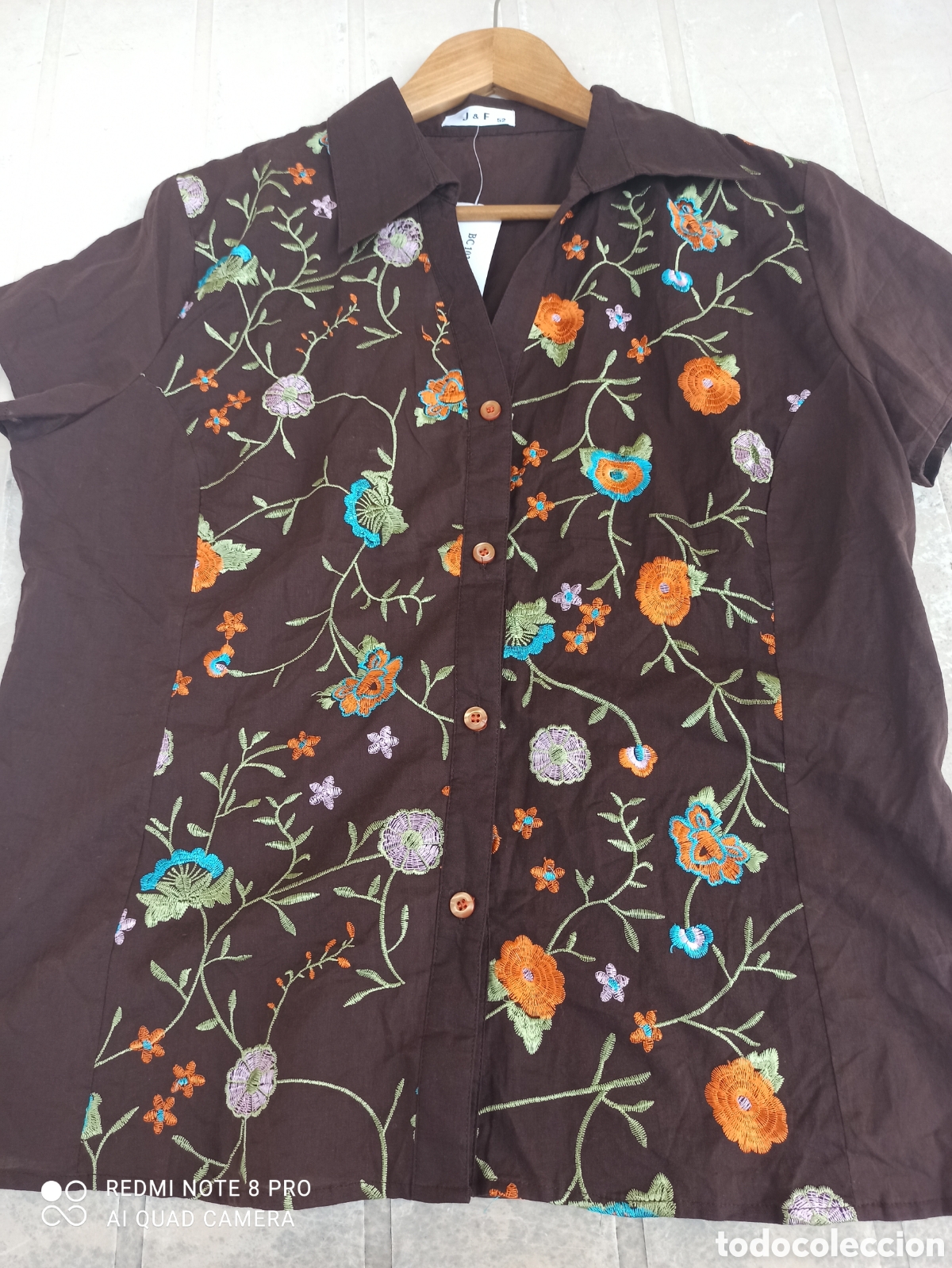 Vintage: Camisa bordada sin estrenar - Foto 16