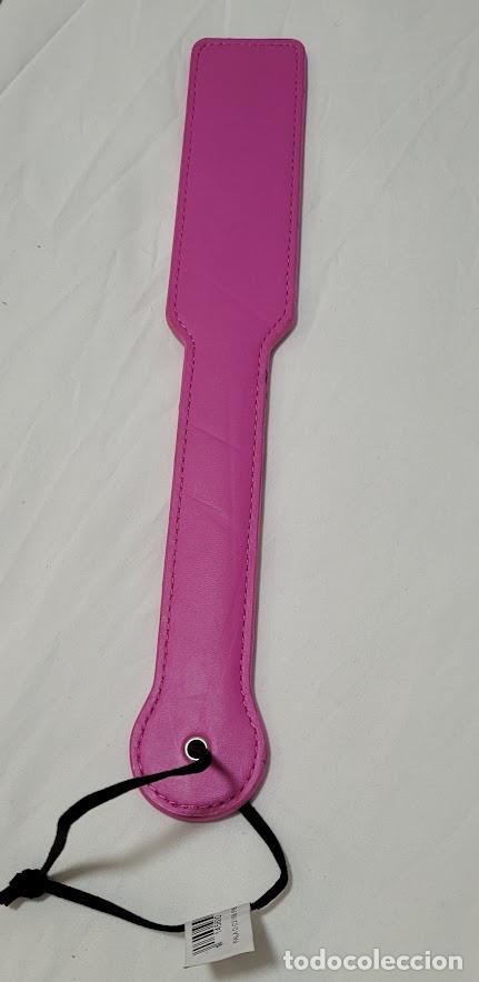 Vintage: Pala r&iacute;gida rosa 34 cms.