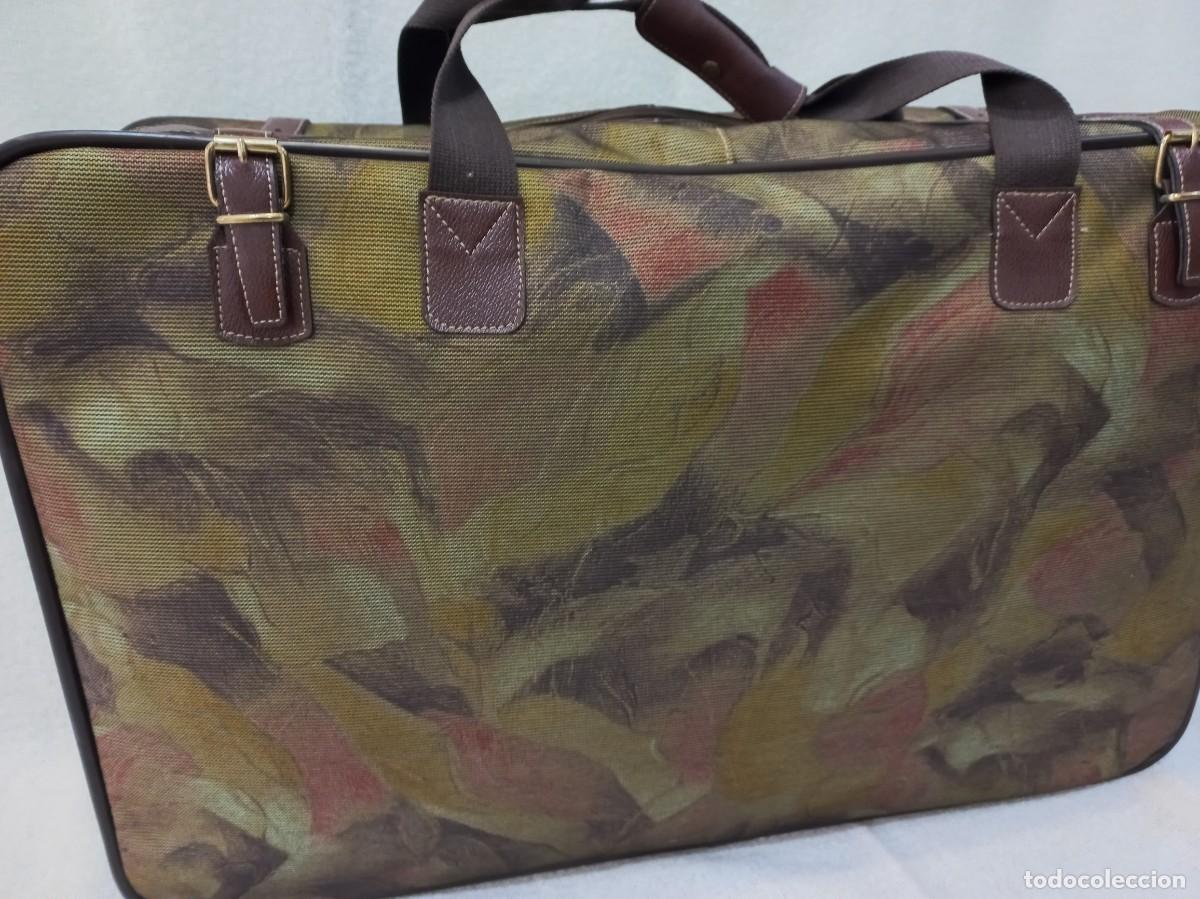 Vintage: MALETA-CAMUFLAJE &uml;PUMA&uml; marr&oacute;n caqui - Foto 2