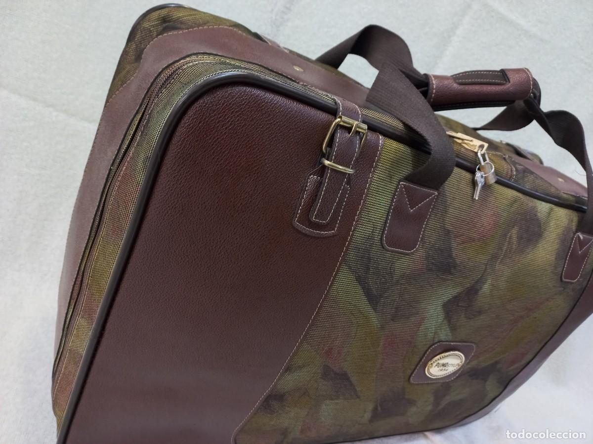 Vintage: MALETA-CAMUFLAJE &uml;PUMA&uml; marr&oacute;n caqui - Foto 3