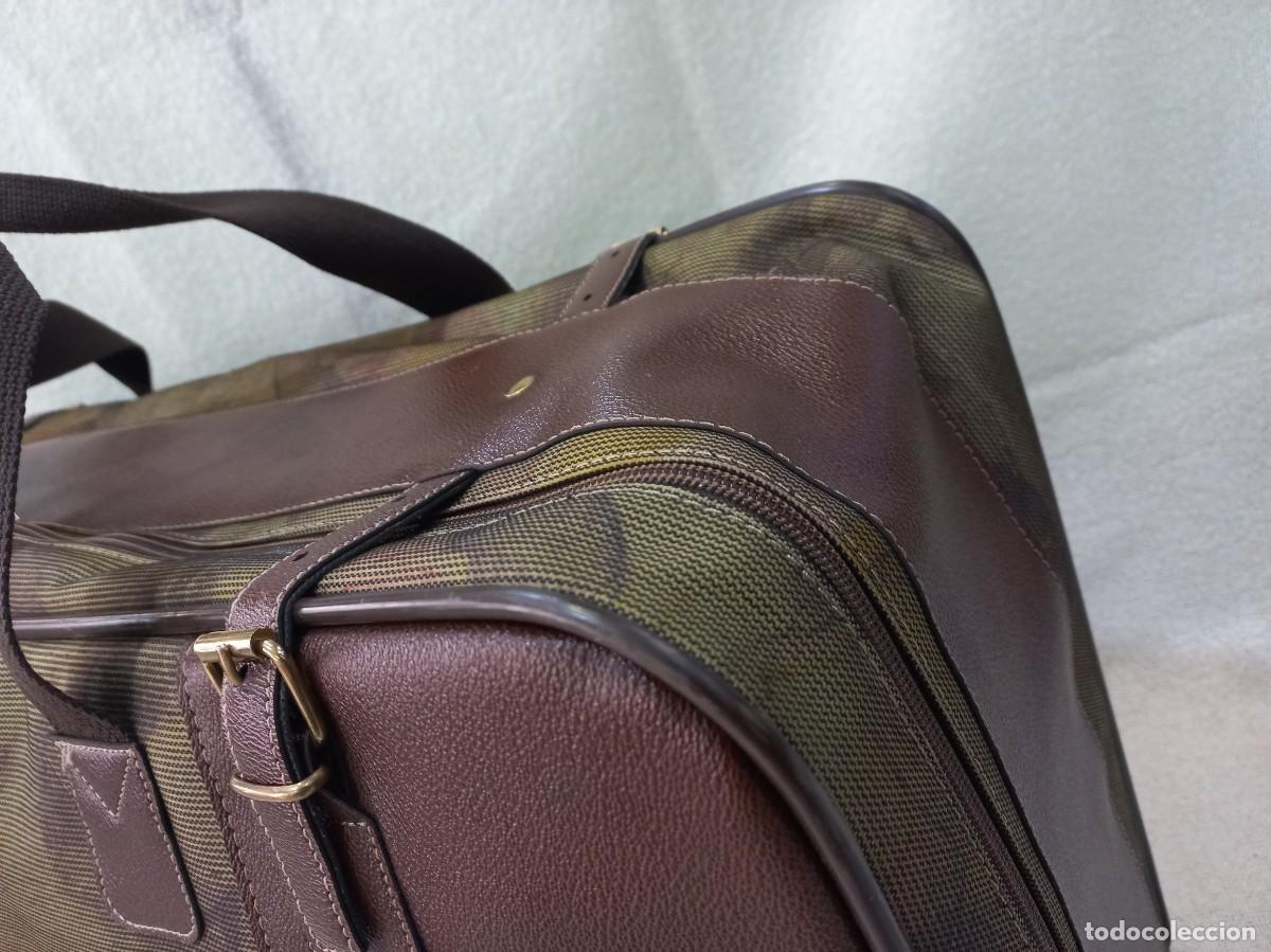 Vintage: MALETA-CAMUFLAJE &uml;PUMA&uml; marr&oacute;n caqui - Foto 4