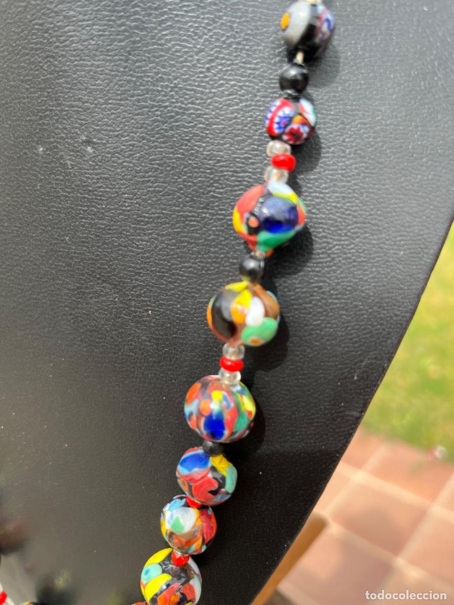 Vintage: Collar, bolas vitreas, a&ntilde;o 60 - Foto 3