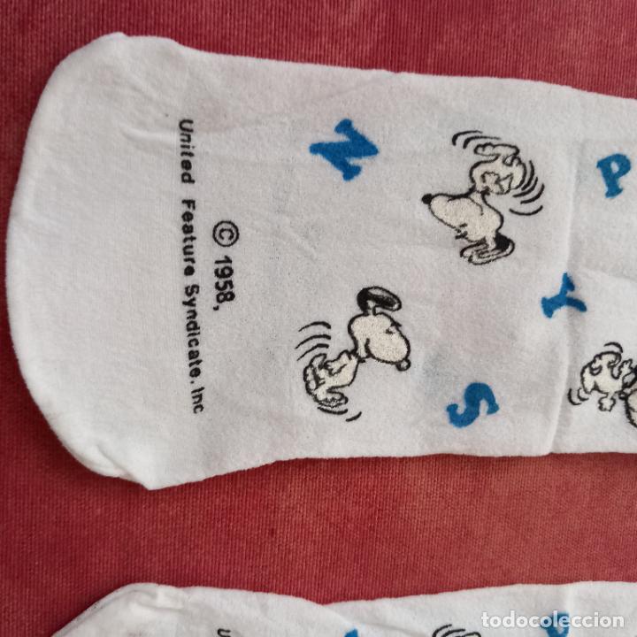 Vintage: Calcetines medias Snoopy ni&ntilde;a peanuts - Foto 3