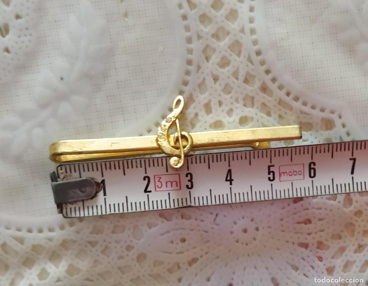 Vintage: Pasador de corbata clave de sol - Foto 6
