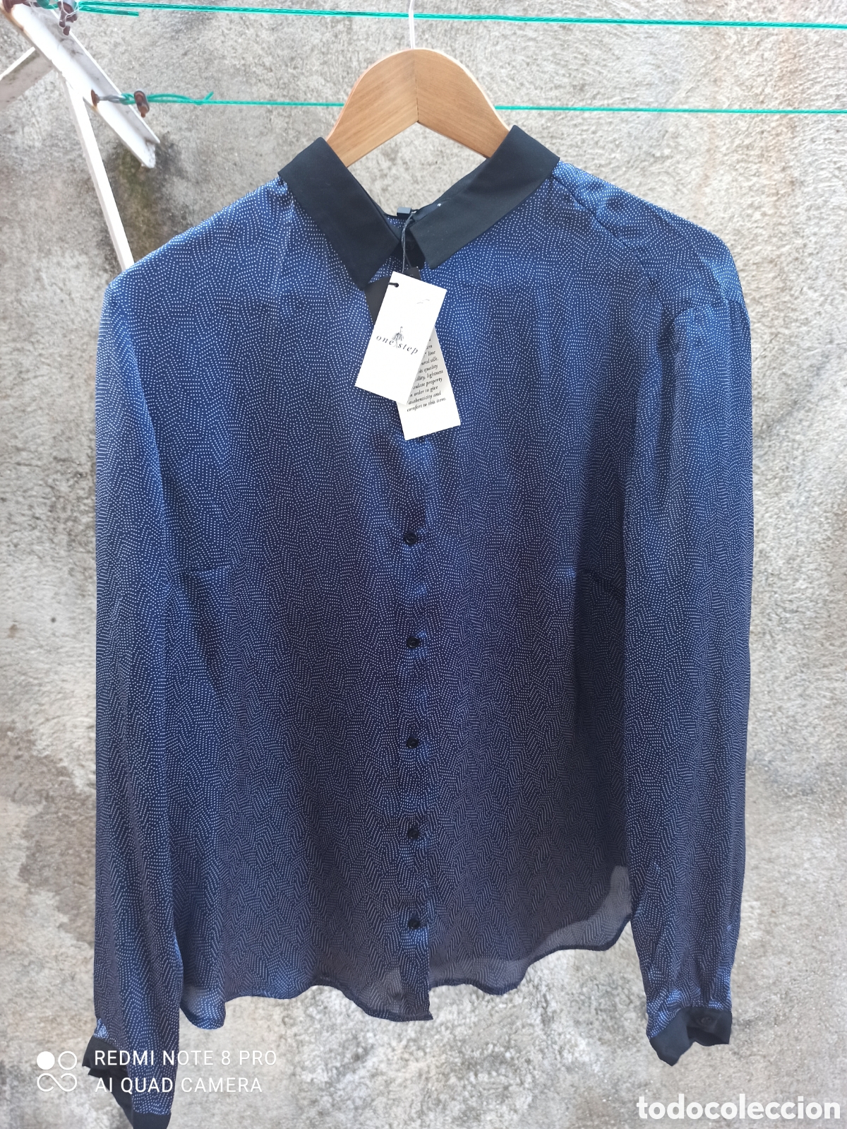 Vintage: Blusa 100% seda, sin estrenar - Foto 5