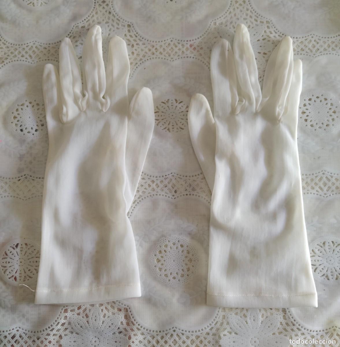 Vintage: Guantes vintage comuni&oacute;n boda - Foto 1