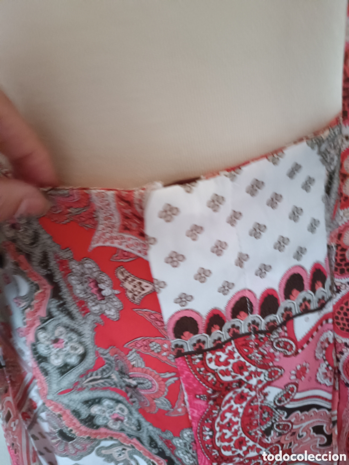 Vintage: Falda pantal&oacute;n estampada - Foto 3