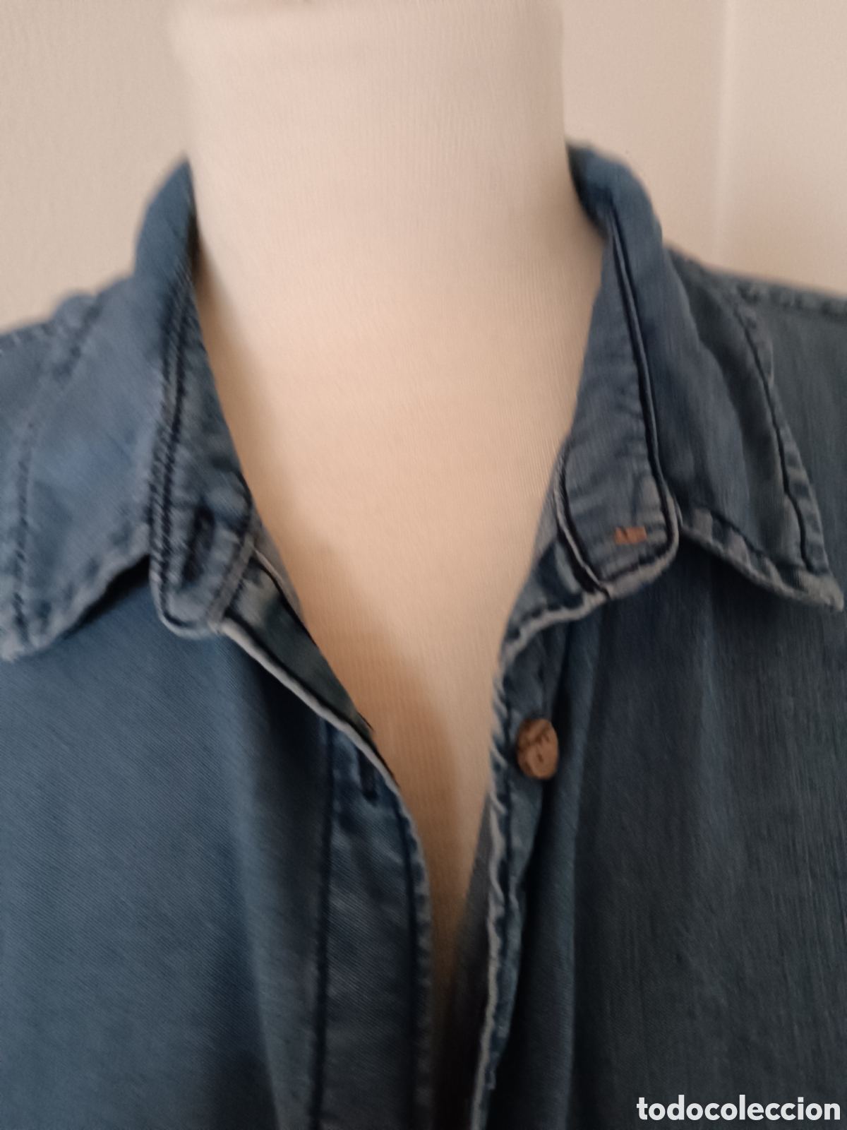 Vintage: Vestido vaquero con cintur&oacute;n - Foto 4