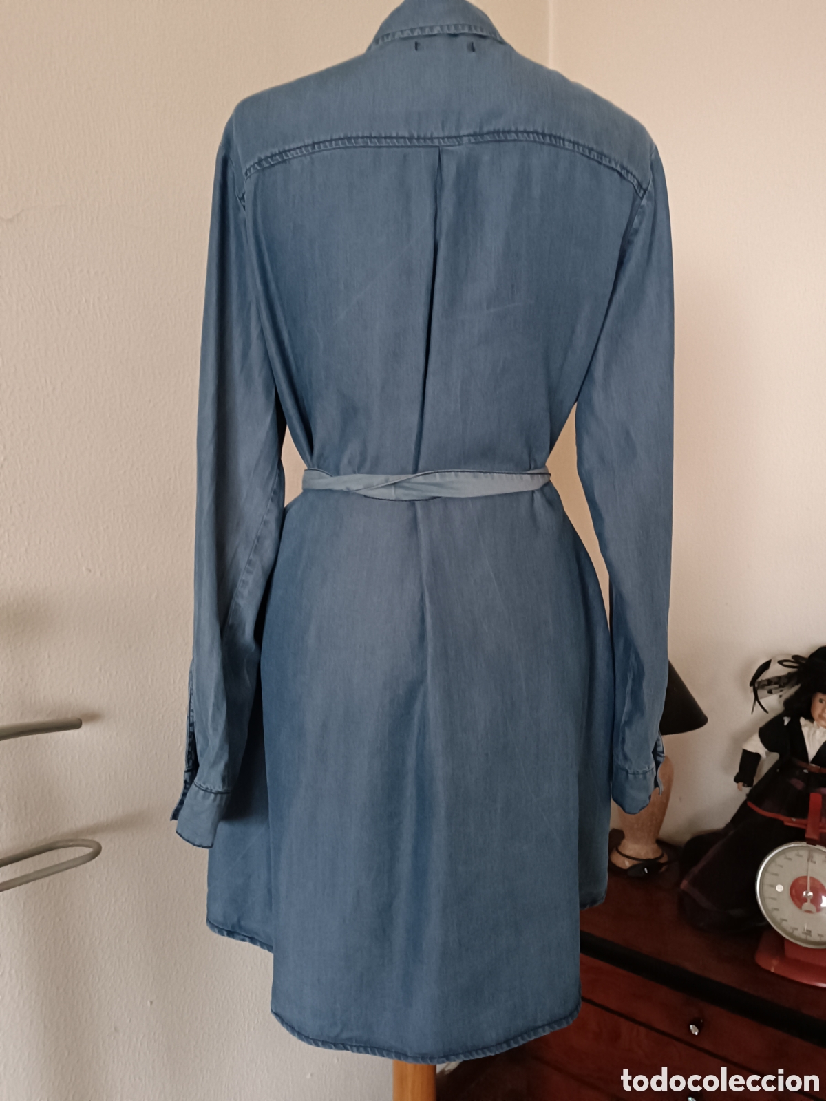 Vintage: Vestido vaquero con cintur&oacute;n - Foto 6