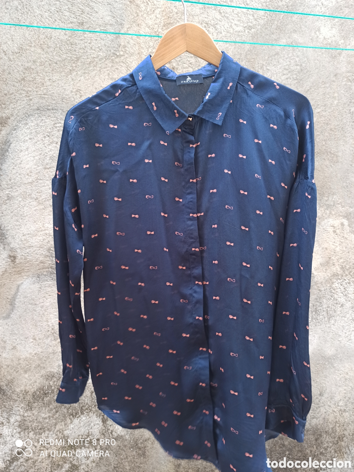 Vintage: Camisa 100% seda - Foto 2
