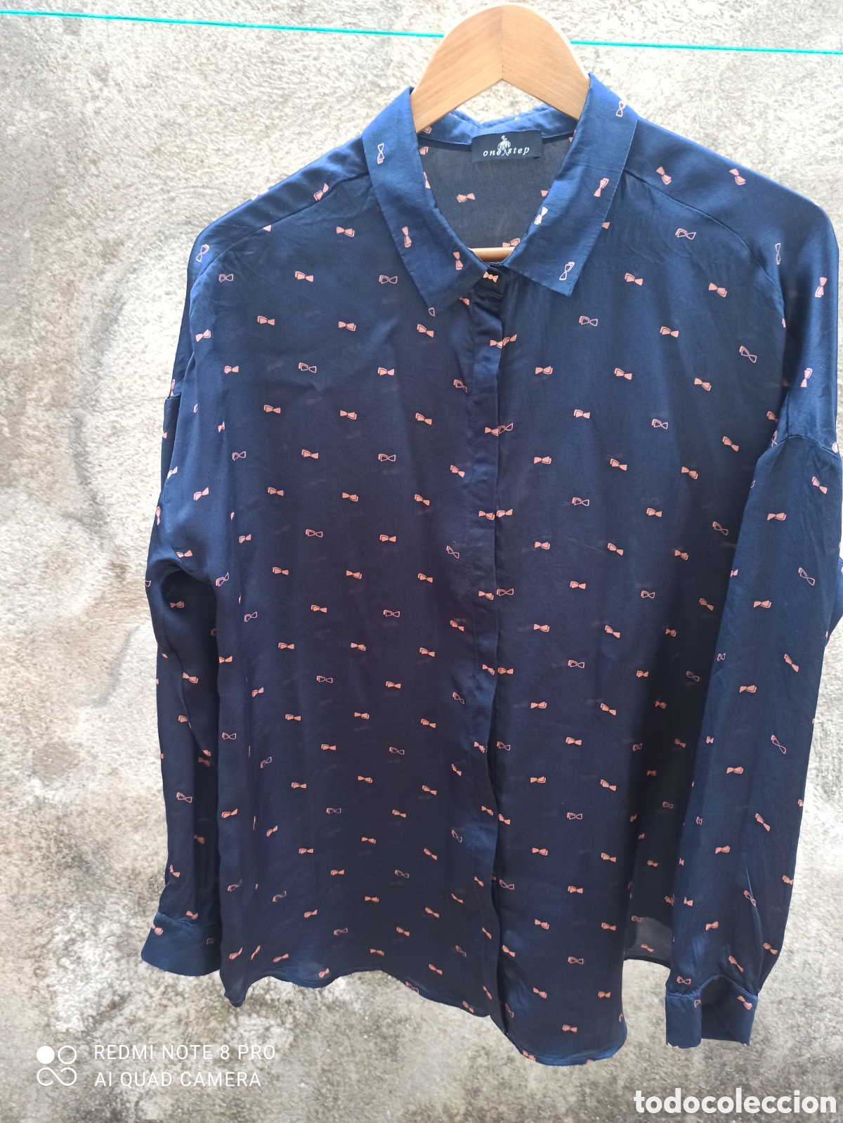 Vintage: Camisa 100% seda - Foto 3