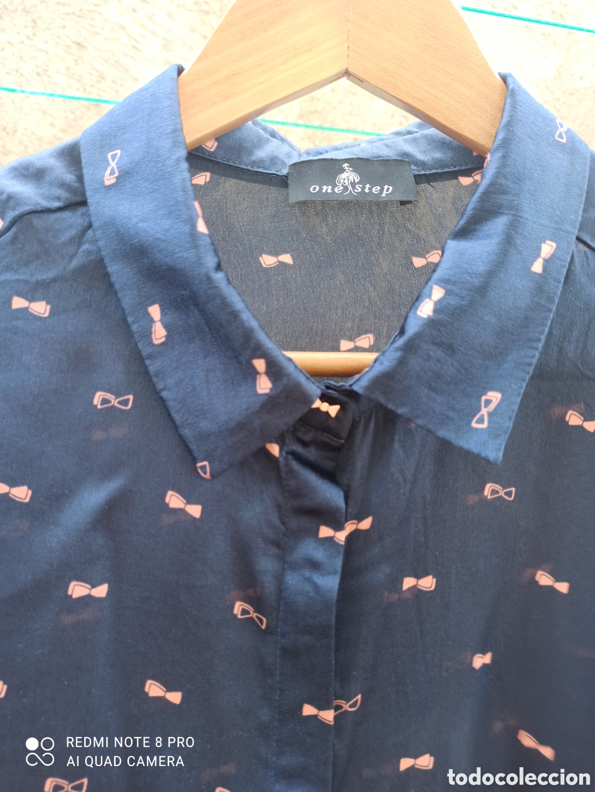 Vintage: Camisa 100% seda - Foto 4