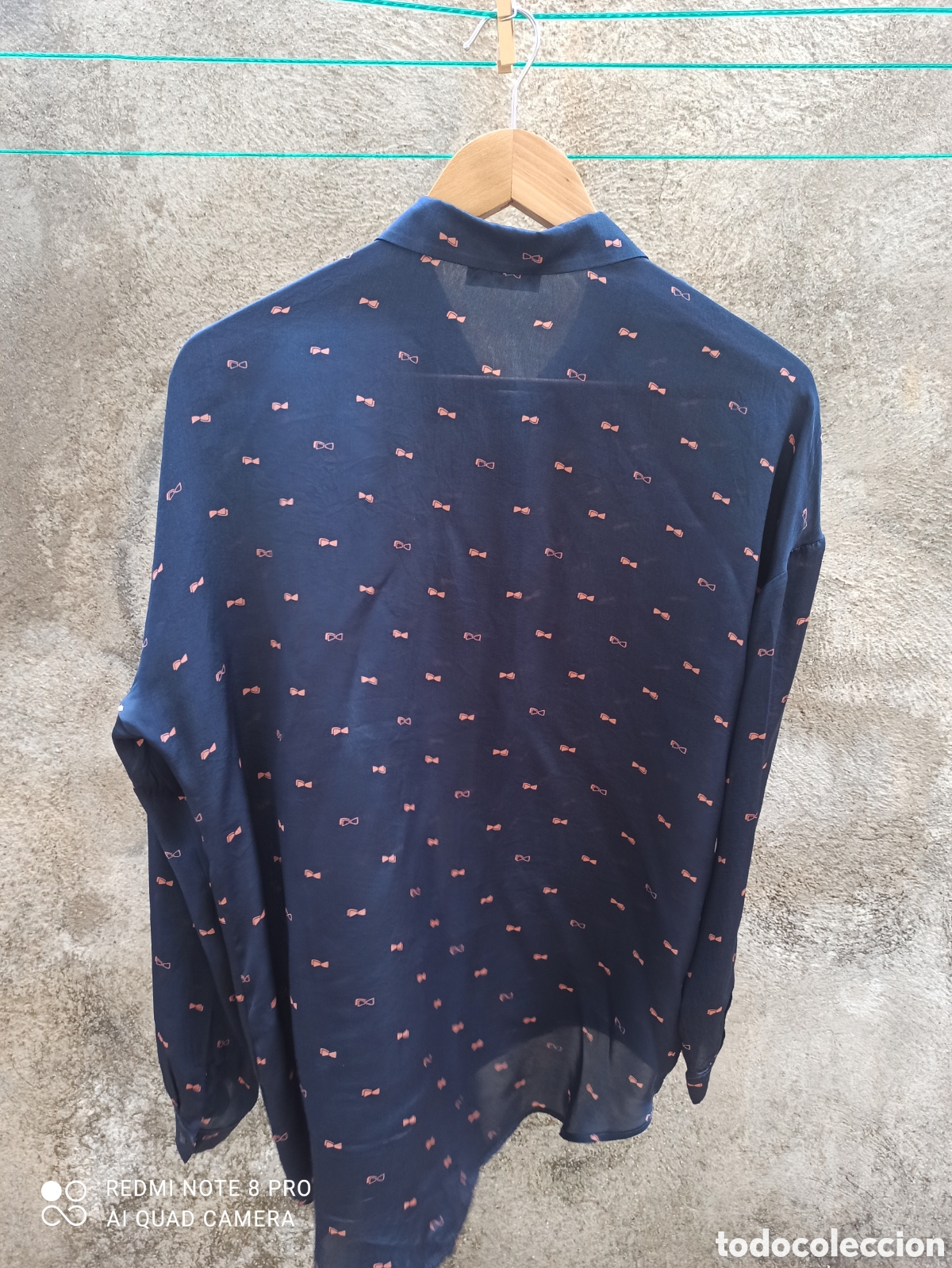 Vintage: Camisa 100% seda - Foto 5