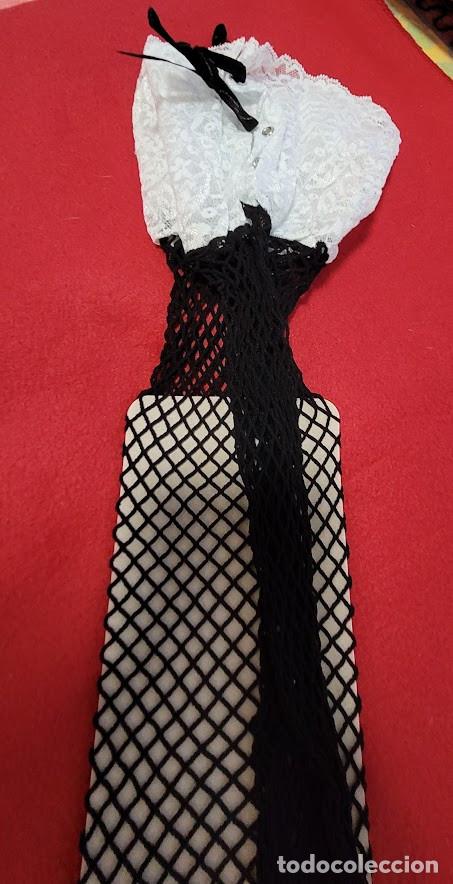 Vintage: Medias de red ancha negra - Foto 3