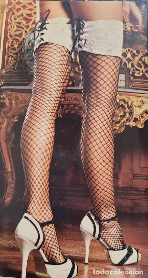 Vintage: Medias de red ancha negra - Foto 5
