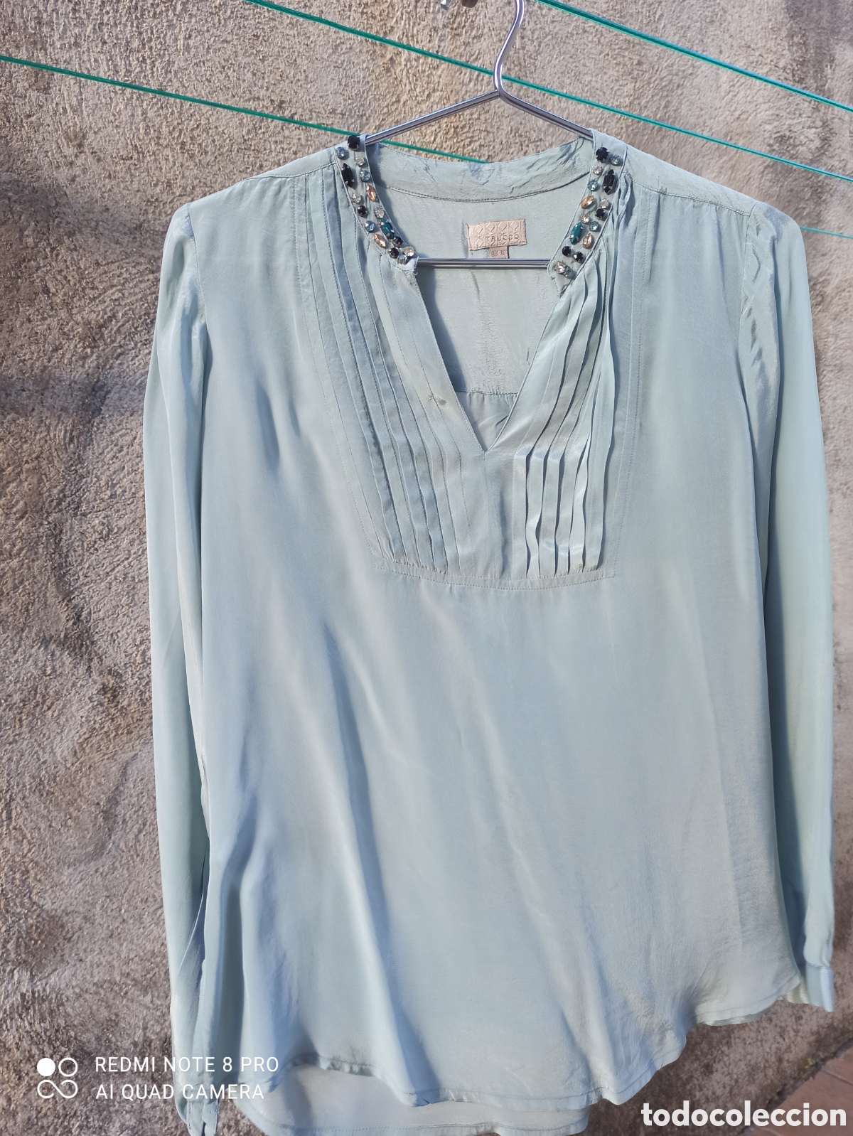 Vintage: Blus&oacute;n con pedrer&iacute;a - Foto 5