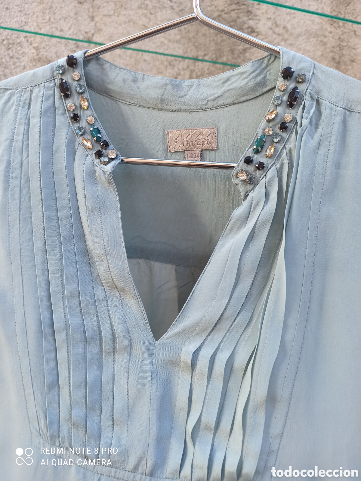 Vintage: Blus&oacute;n con pedrer&iacute;a - Foto 6