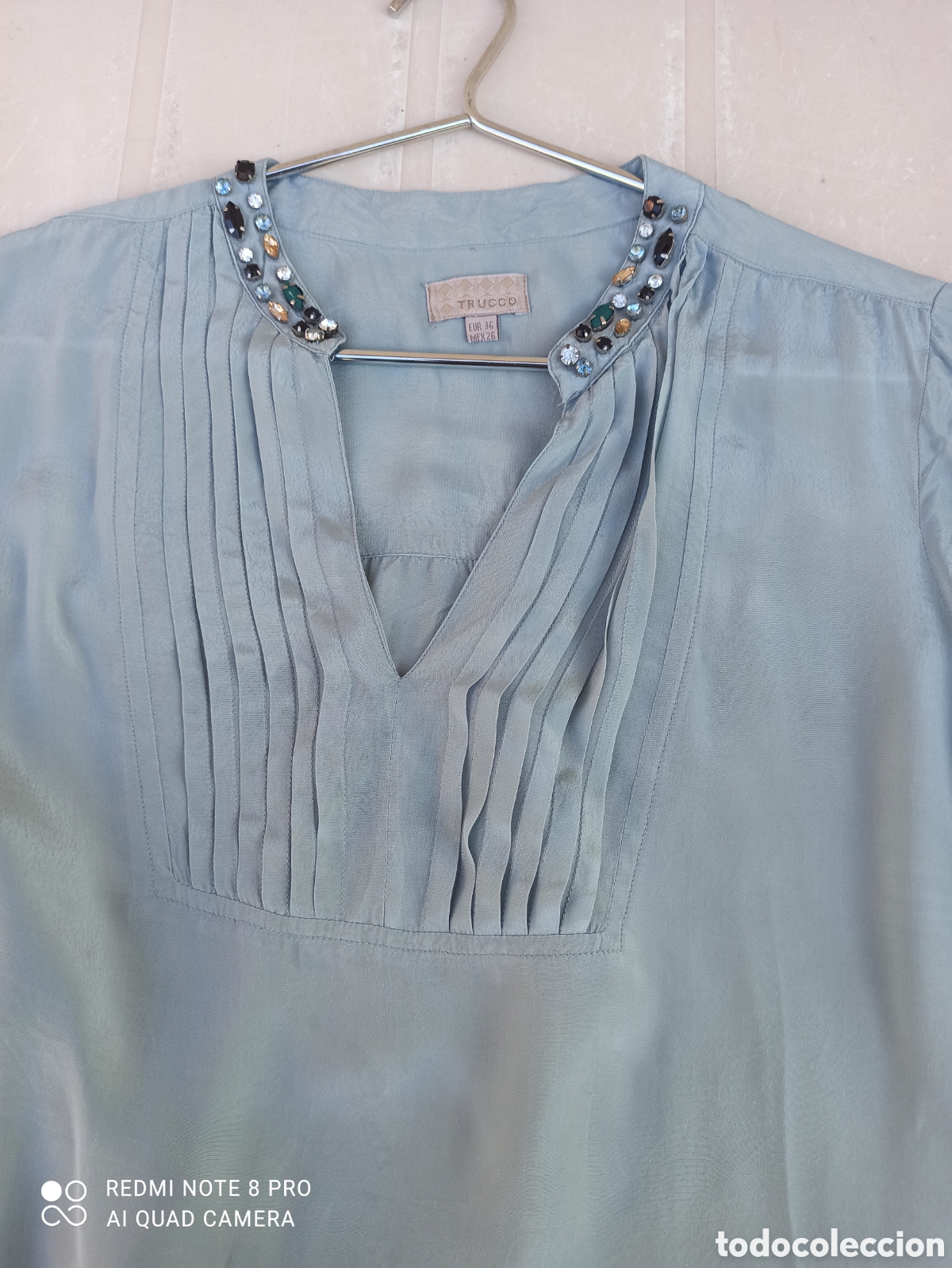 Vintage: Blus&oacute;n con pedrer&iacute;a - Foto 8