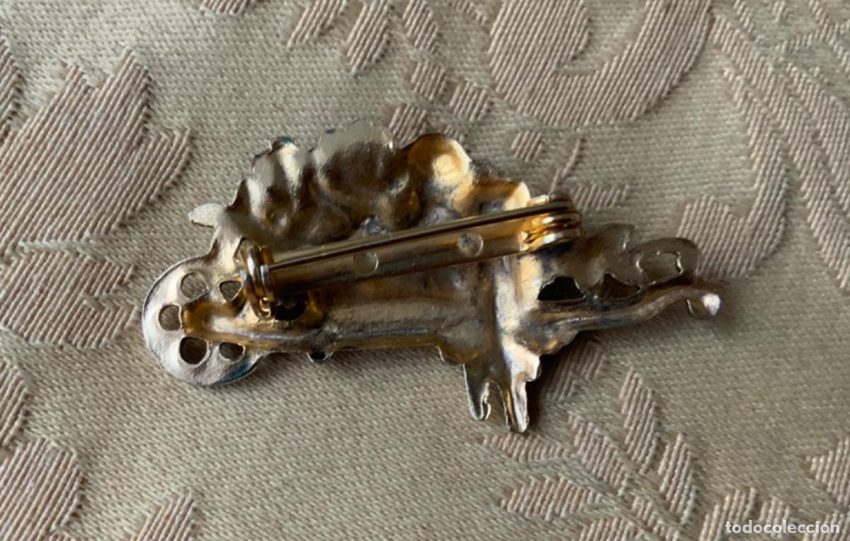 Vintage: BROCHE VINTAGE CARRO CON FLORES - Foto 6