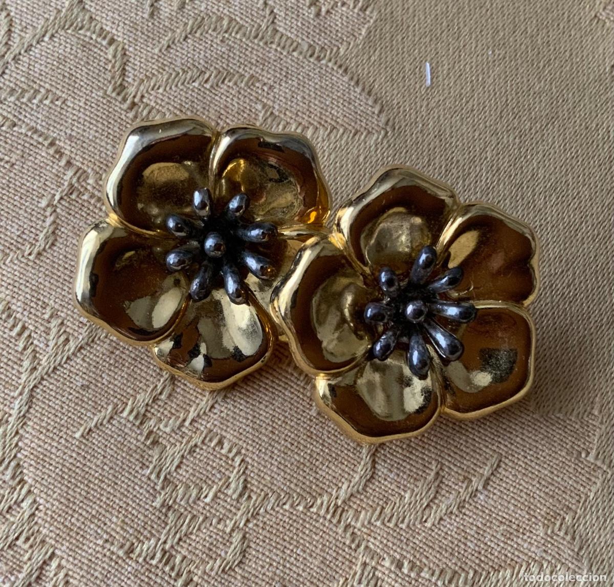 Vintage: PENDIENTES FLOR A&Ntilde;OS 70 - Foto 1