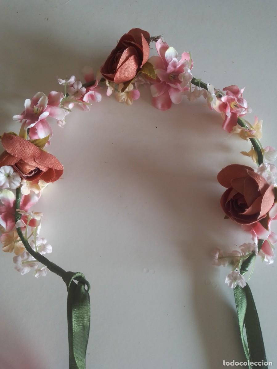 Vintage: Tres diademas flores - Foto 2