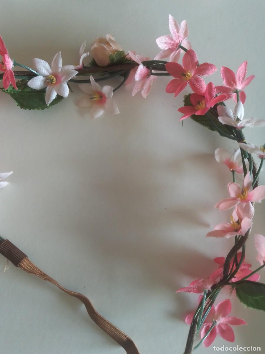 Vintage: Tres diademas flores - Foto 3