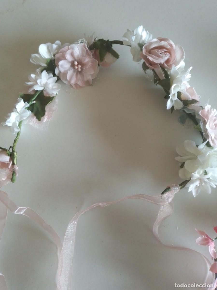 Vintage: Tres diademas flores - Foto 4
