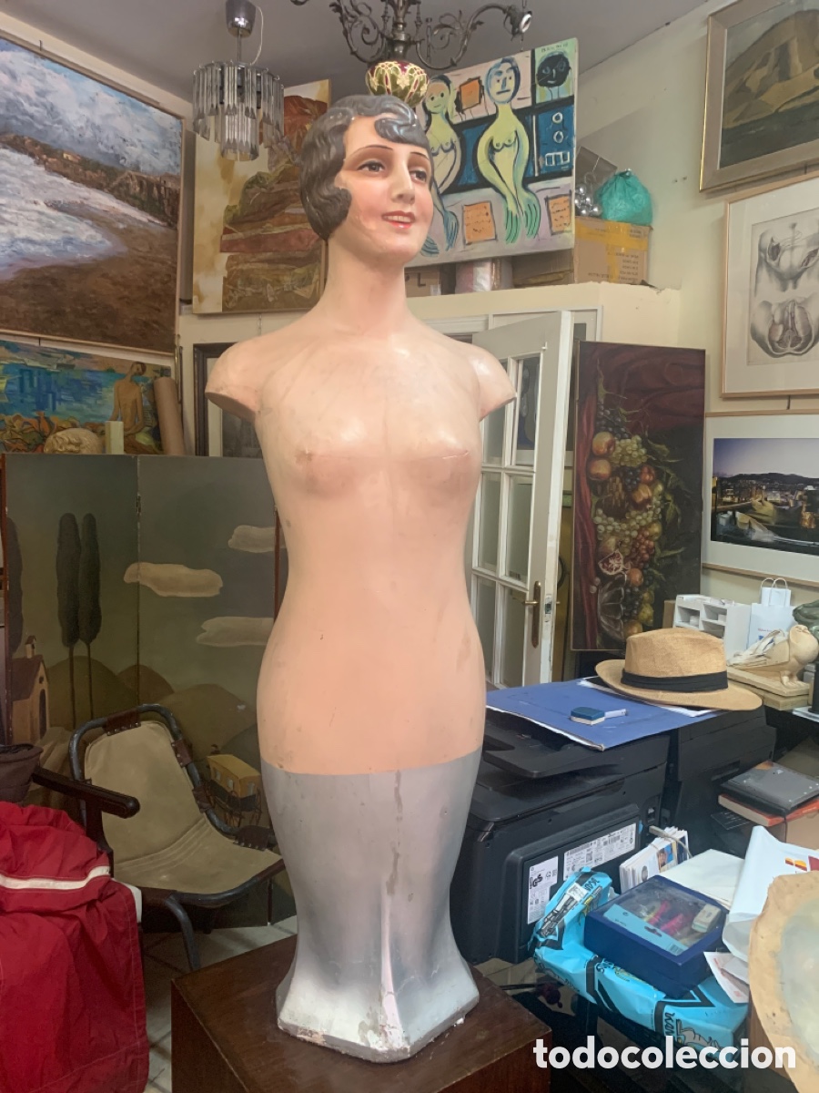 Vintage: Maniqu&iacute; franc&eacute;s a&ntilde;os 20 - Foto 2